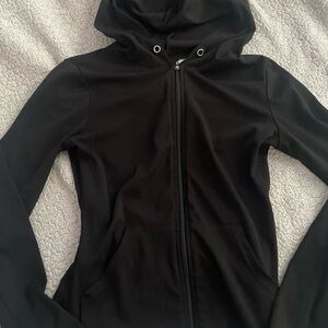 Black Zip-Up Hoodie